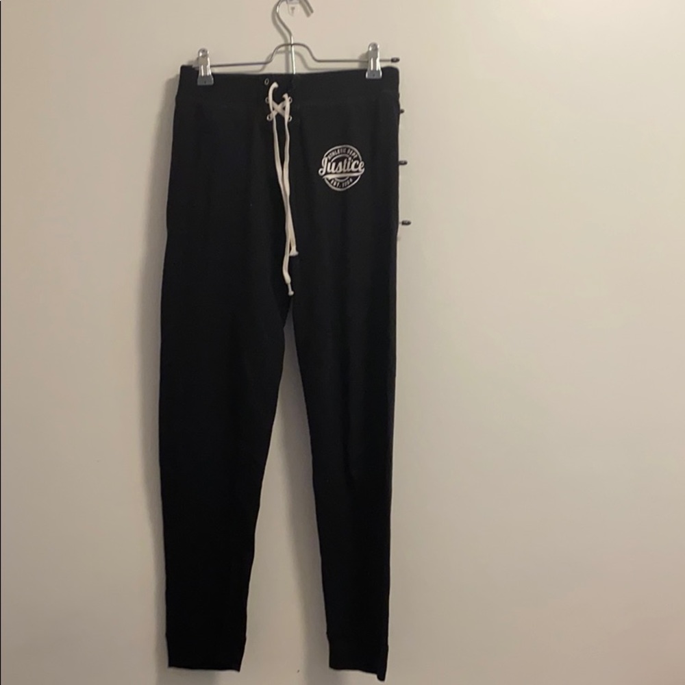 Justice Girls Active Black Sweats